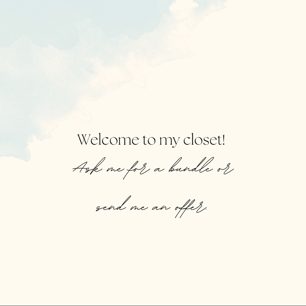 Welcome to my closet!